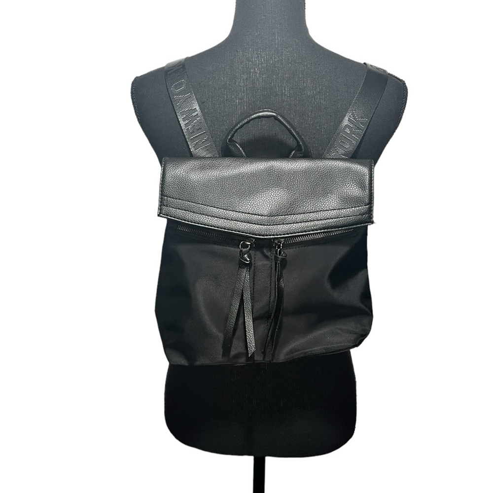 Botkier black nylon trigger mini backpack